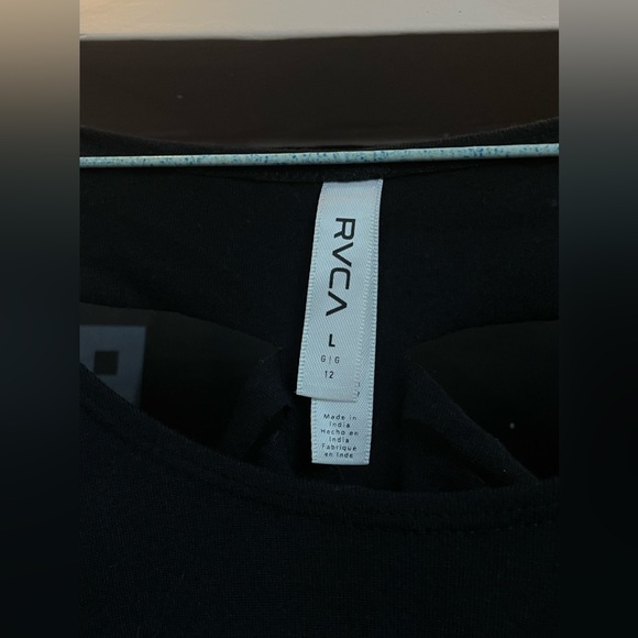 New | Imported Party Black Top with ripped back - Picture 2 of 5